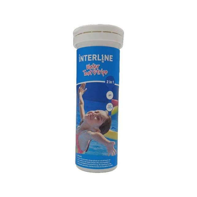 Teststrips chloor & pH — 25 stuks